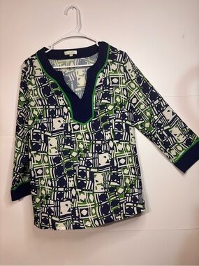 Jade Geometric Shirt